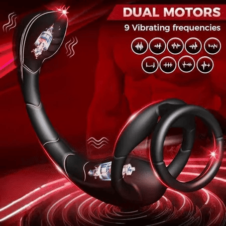 The Scorpion PRO 3-in-1 – Ring, Perineumstimulator & Plug