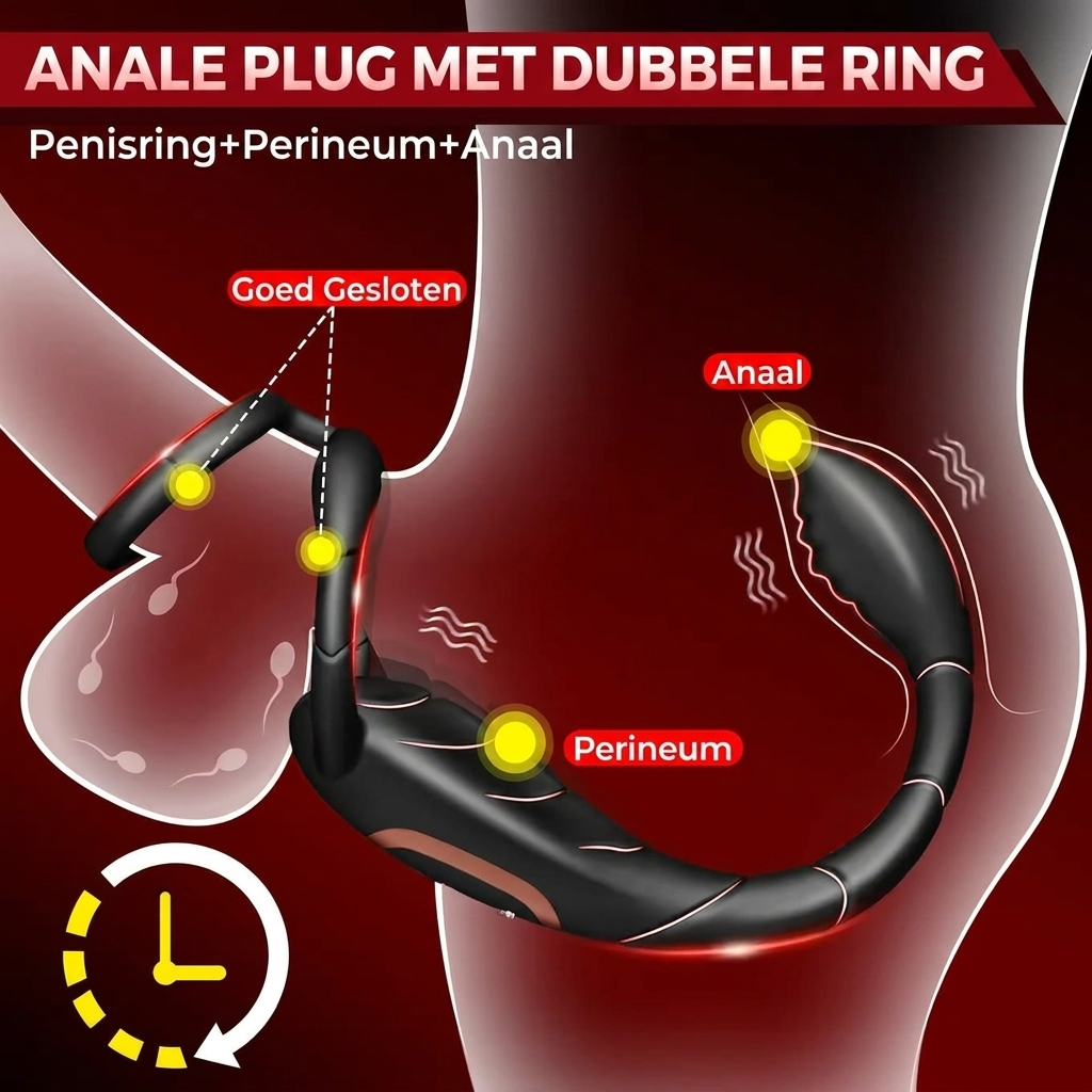 The Scorpion PRO 3-in-1 – Ring, Perineumstimulator & Plug