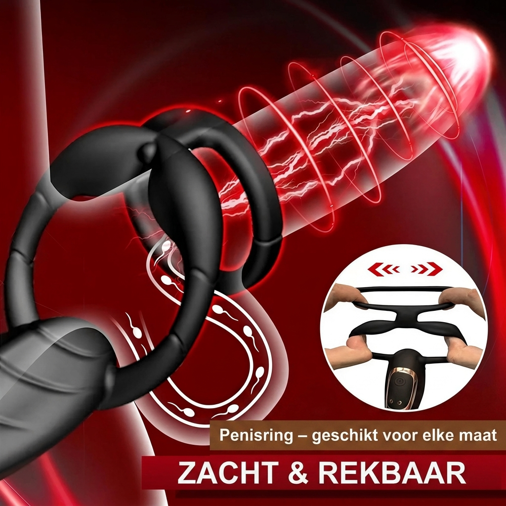 The Scorpion PRO 3-in-1 – Ring, Perineumstimulator & Plug