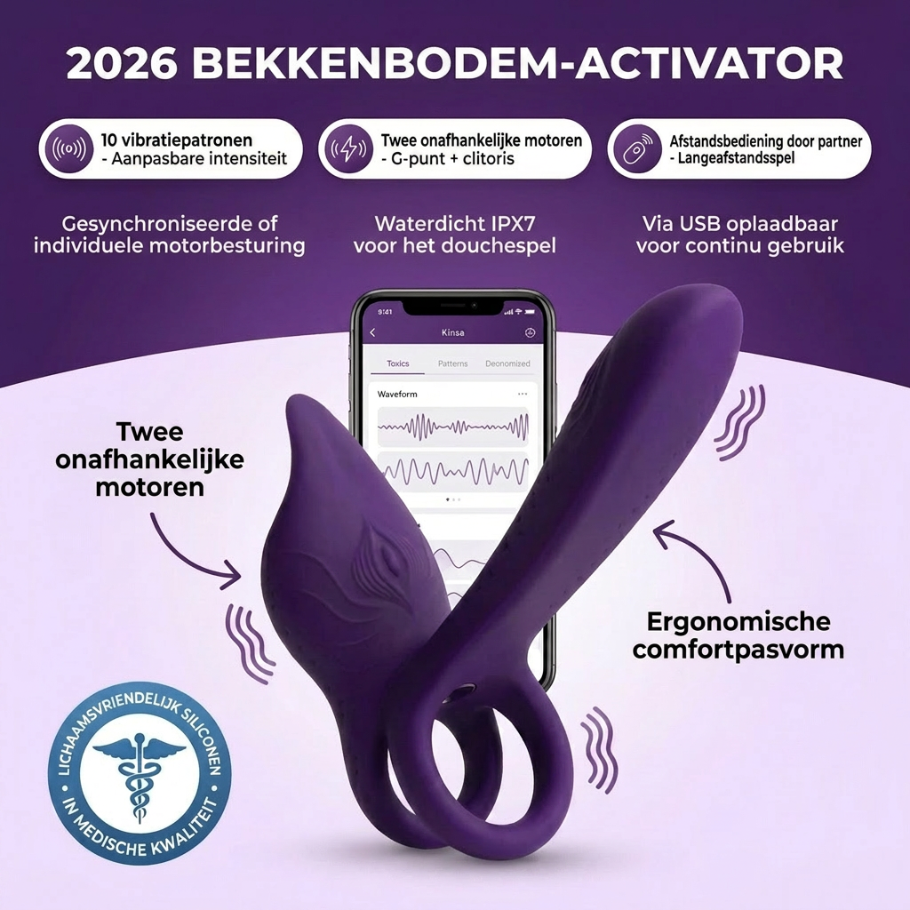 Senza Duo™ 4-in-1 bekkenbodemtrainer voor koppels